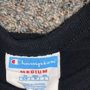 black champion t shirt